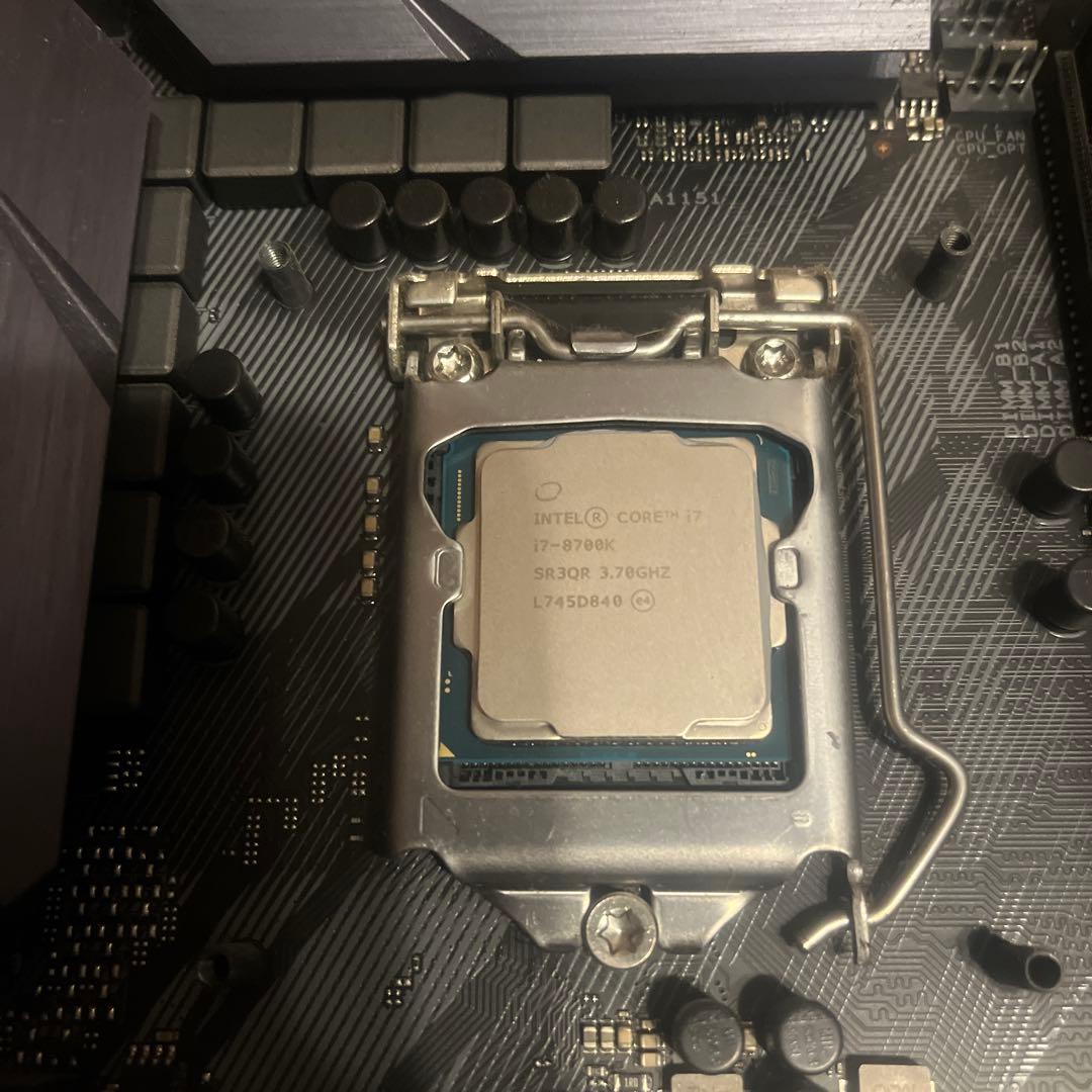 i7-8700K マザーASUS Z370-G メモリ　8g×2