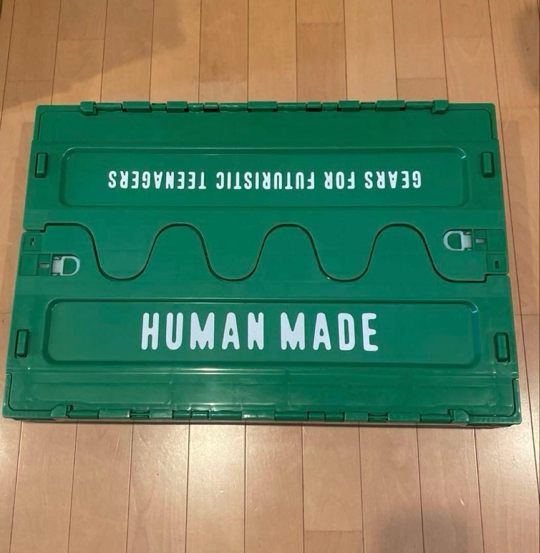ヒューマンメイド 74L GREEN ロゴプリントコンテナ　限定　レアカラー