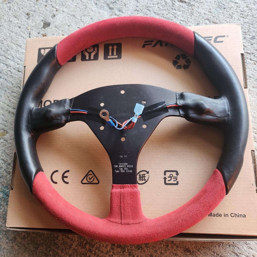 sparco　スパルコ 　ステアリングホイール 　赤黒