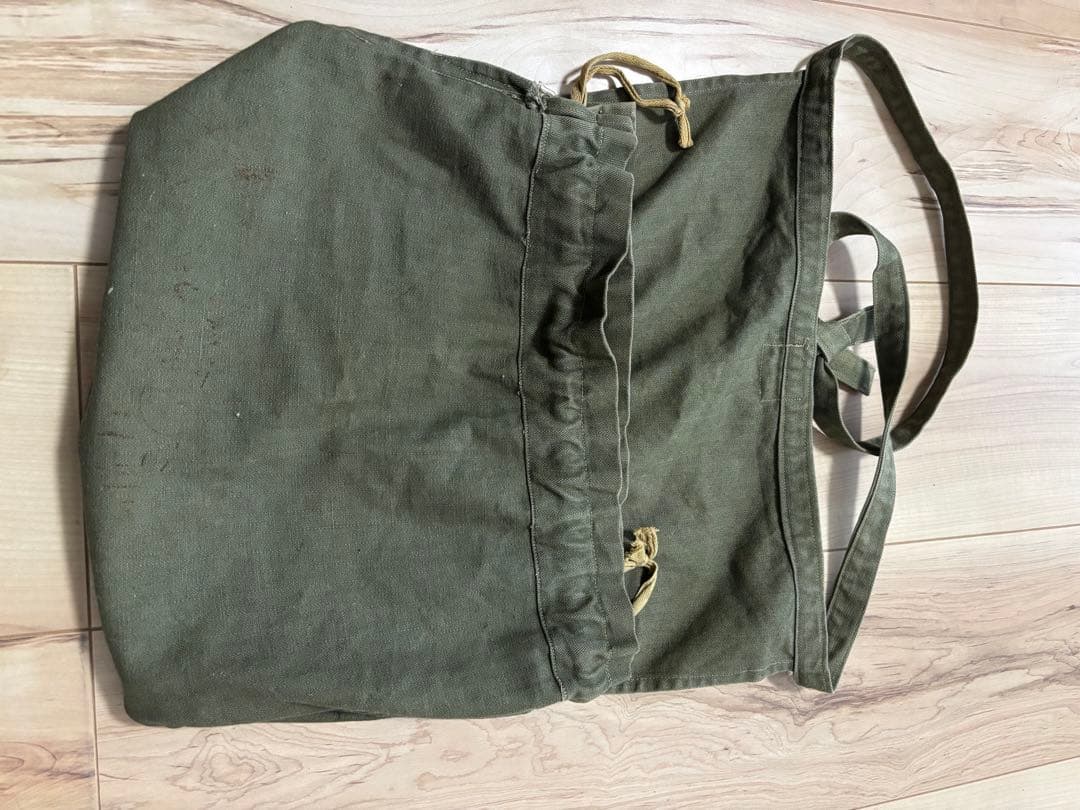 【極美品】1940s 米国赤十字社 HBTエプロンバッグ WWII ヴィンテージ