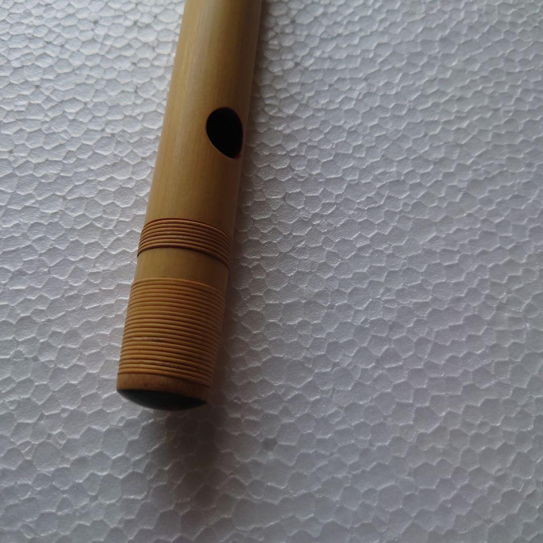 蜻蛉銘　藍山 六本調子 篠笛 ケース付