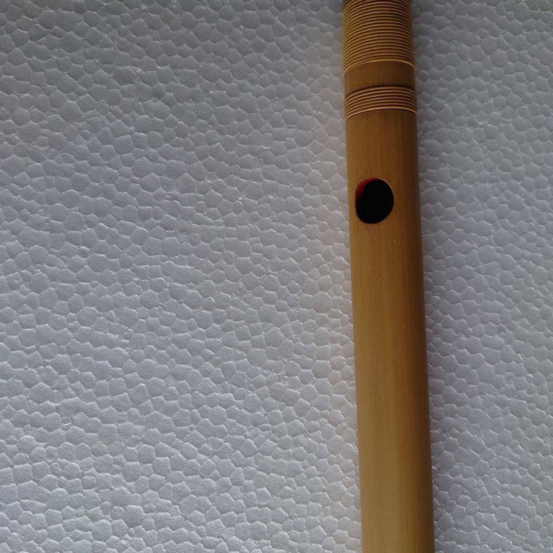 蜻蛉銘　藍山 六本調子 篠笛 ケース付
