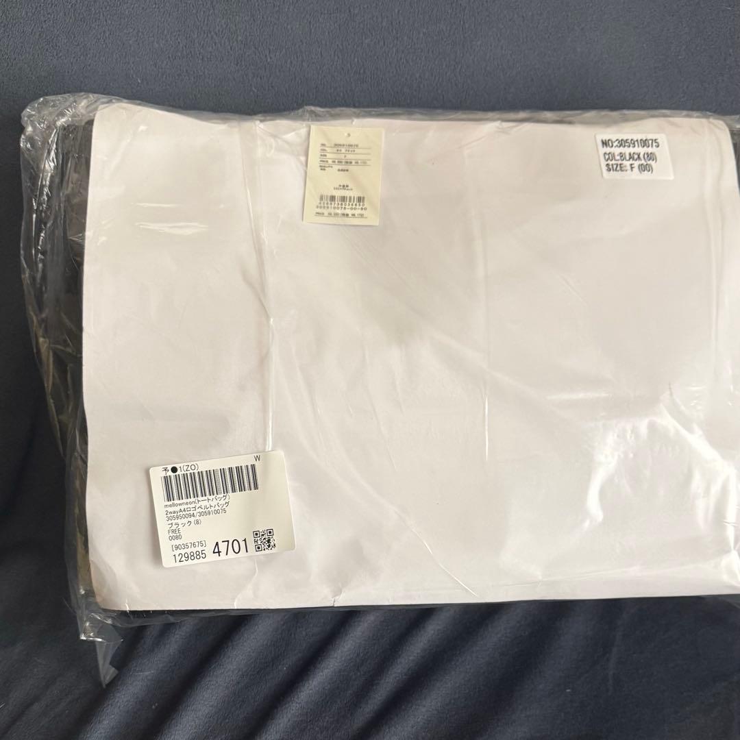 mellowneon 2wayA4ロゴベルトバッグ