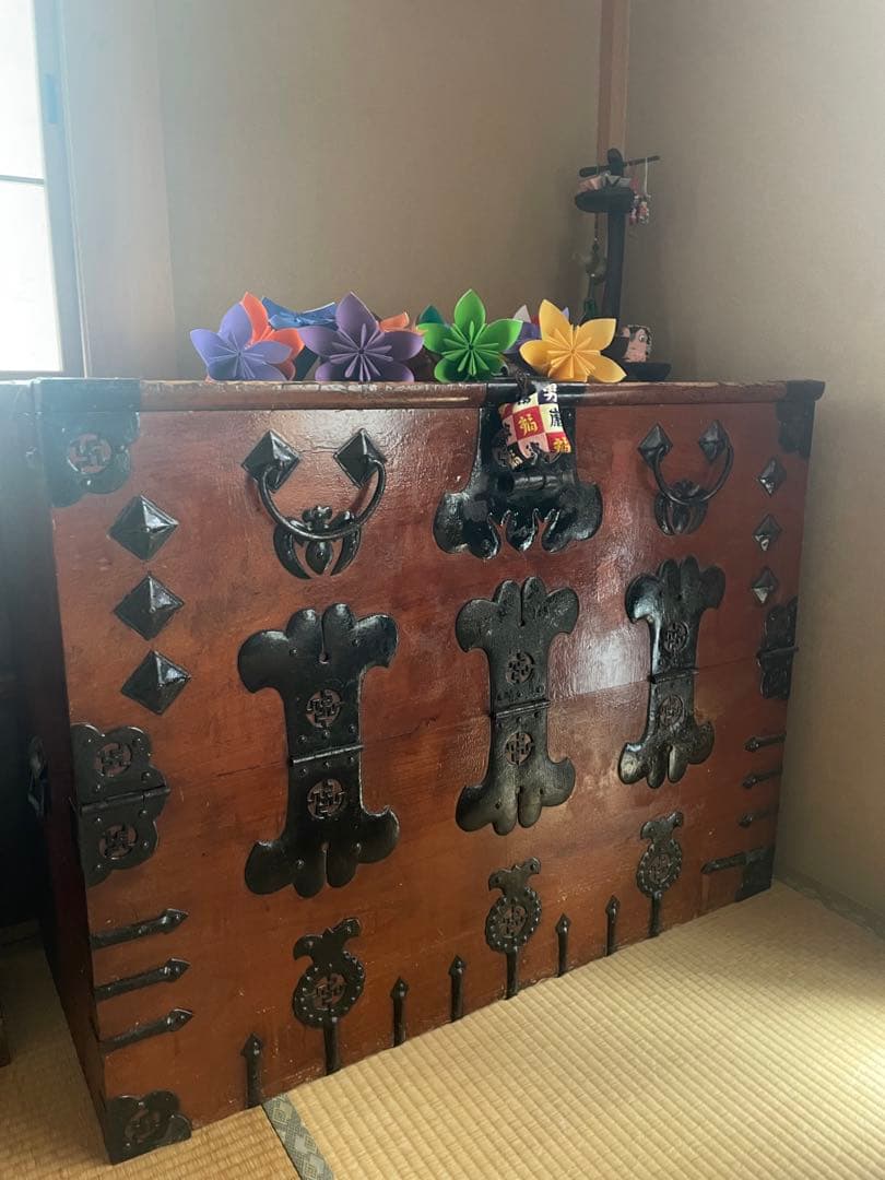 11月末まで！バンダジ 李朝家具 韓国伝統家具　骨董　タンス　韓国　収納棚