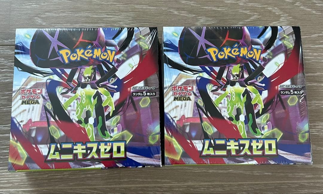 ポケモンカードゲームMEGA ムニキスゼロ　2ボックス　シュリンク付き