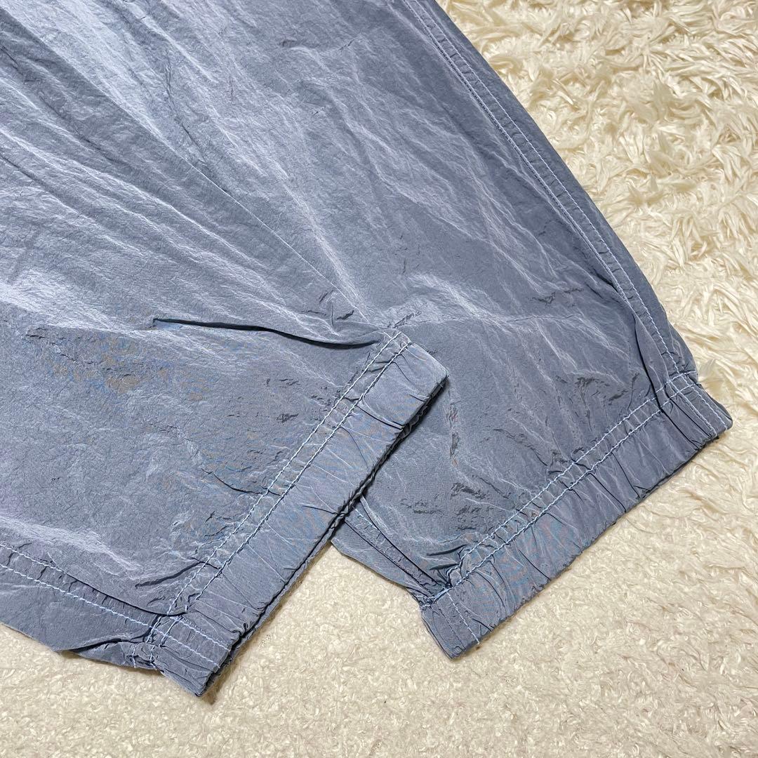 STONE  ナイロンメタル　カーゴパンツ　ライトブルー Lサイズ