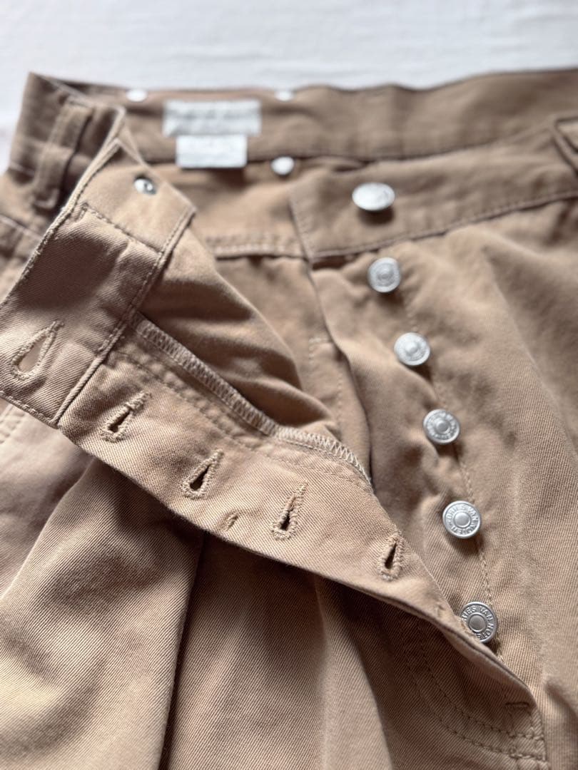 【DRIES VAN NOTEN】タックワイドパンツ チノパン 36 ワイドチノ