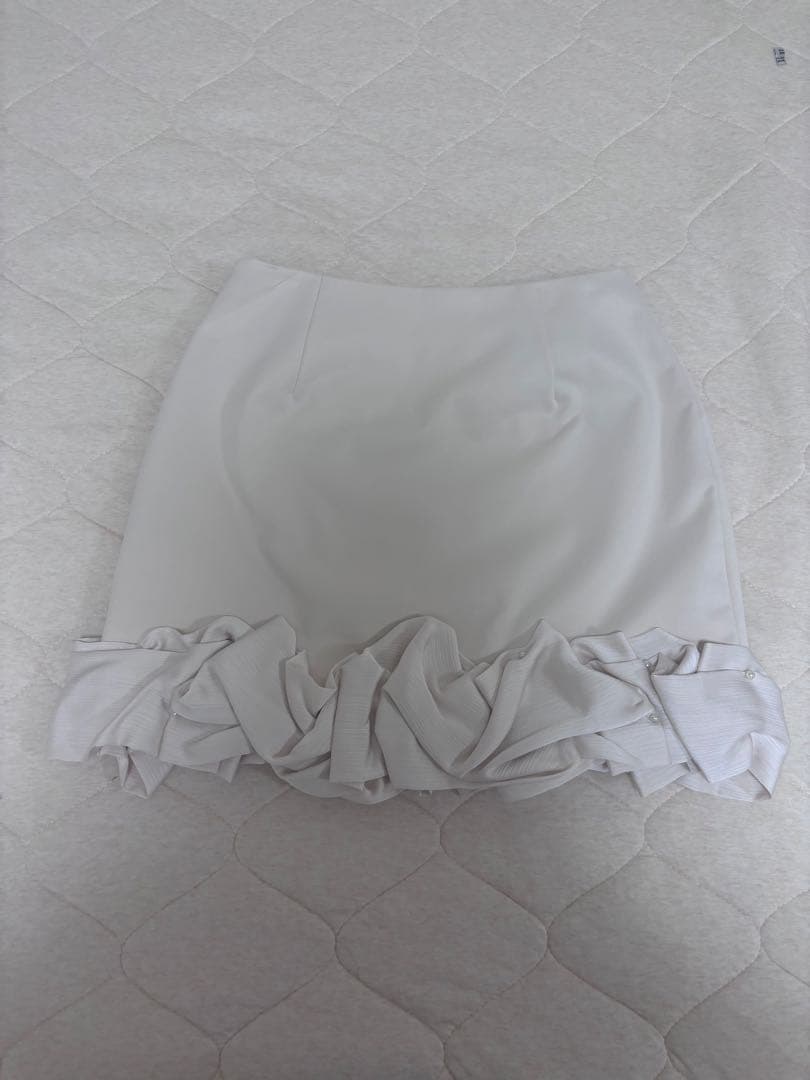 herlipto Volant Mini Skirt(ecru/Mサイズ)