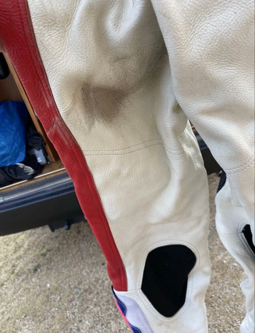 レーシングスーツ　バイク　革ツナギ　 L サイズF-ONE