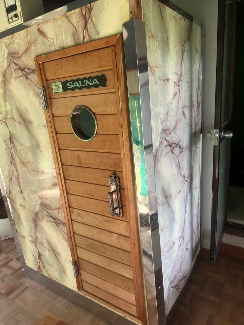 サニーペットサウナSP-3D 1.5人用 組立式　【引き取り限定】