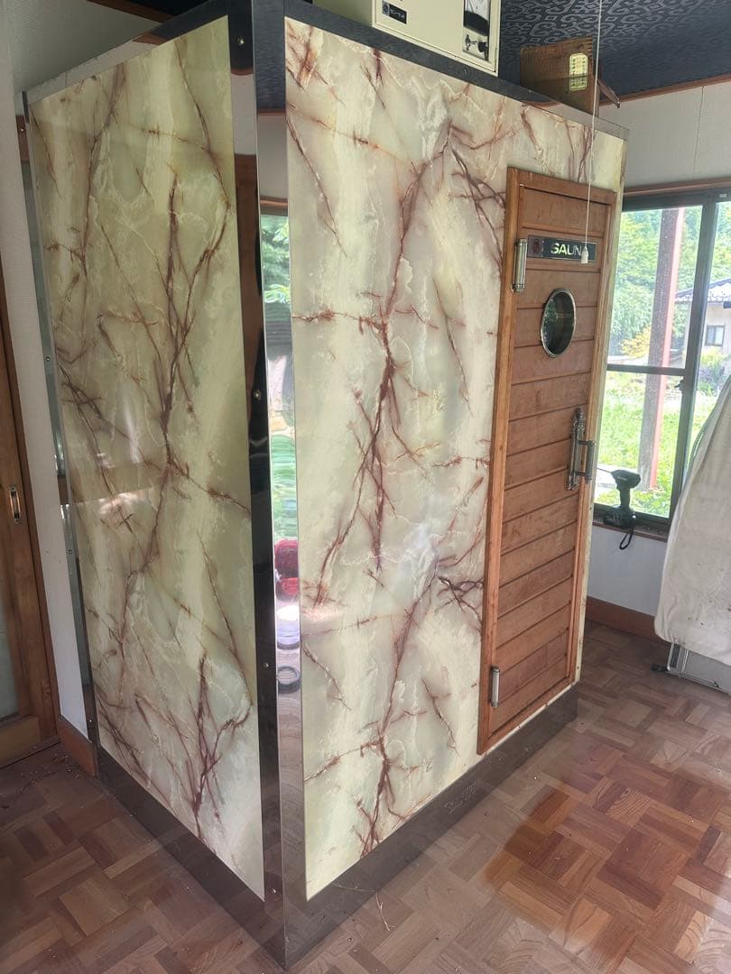 サニーペットサウナSP-3D 1.5人用 組立式　【引き取り限定】