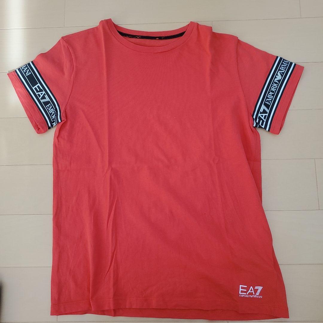 EA7 赤 Tシャツ + Emporio Armani Tシャツまとめ売り