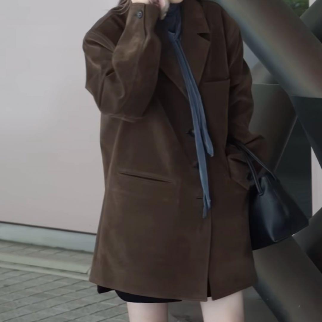 anuke Eco Suede Jacket 38 エコスウェードジャケット