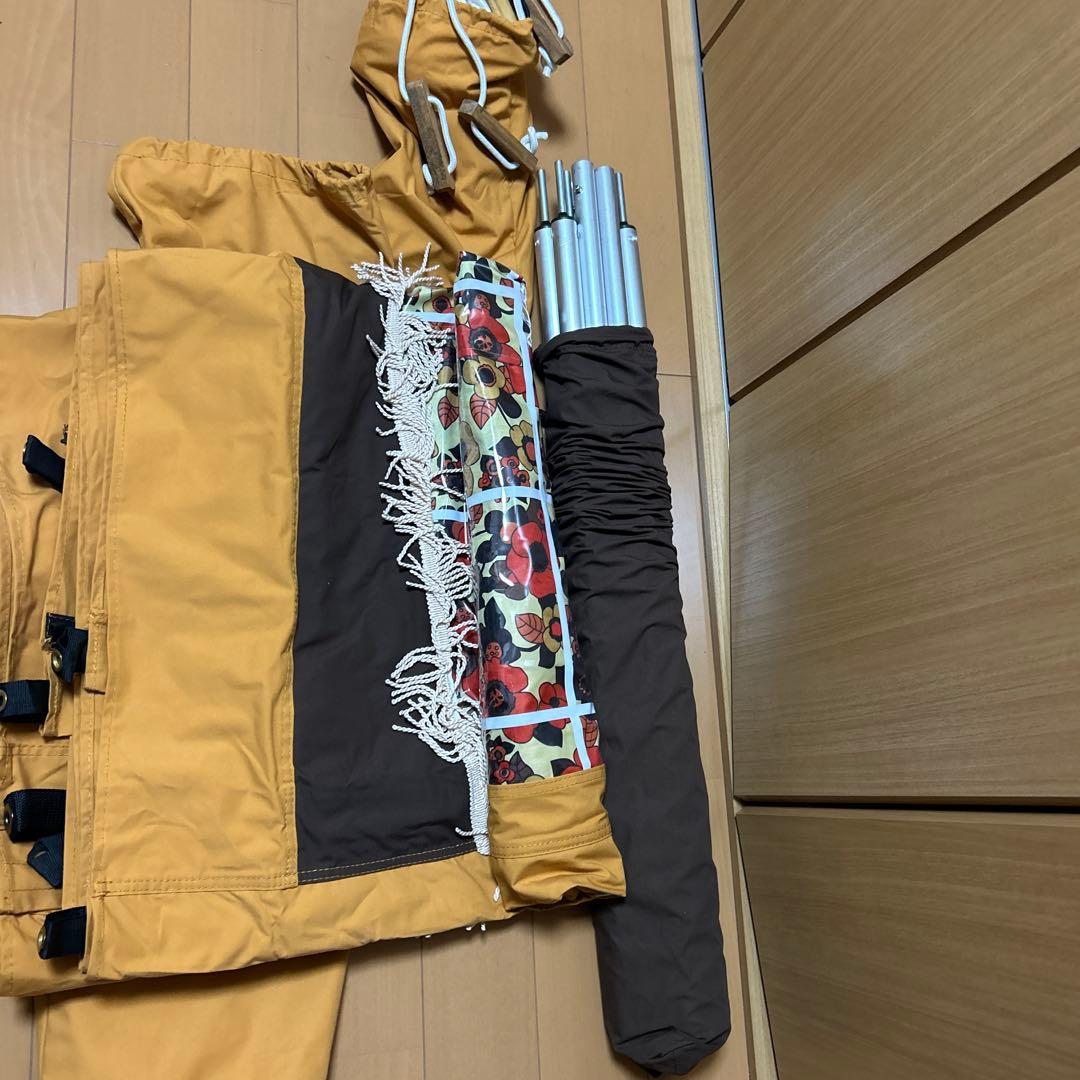 パジャマムーン　ぢんまく　窓カーテン付き陣幕