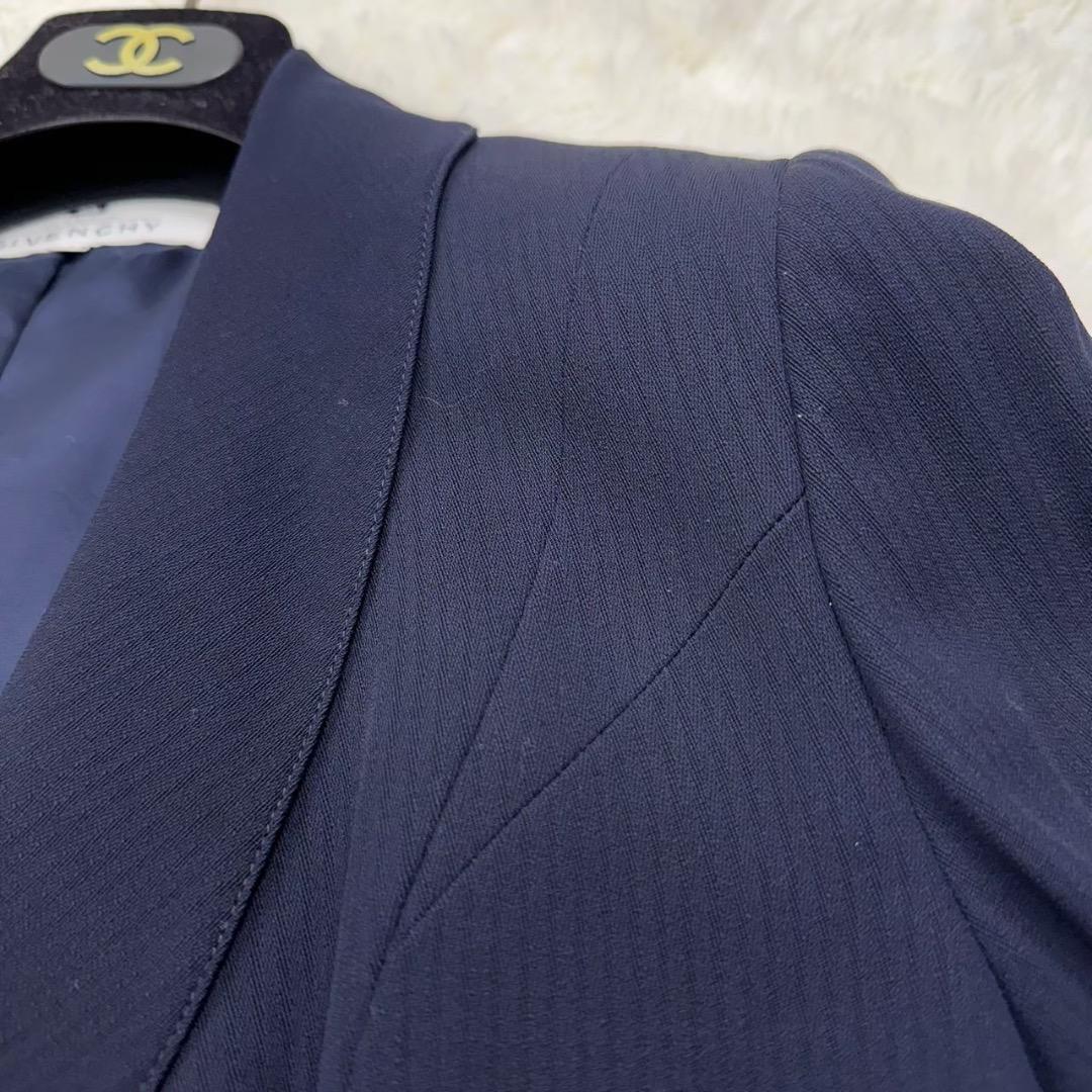 GIVENCHY ジバンシー 大きいサイズ XL スカートスーツ ネイビー 42