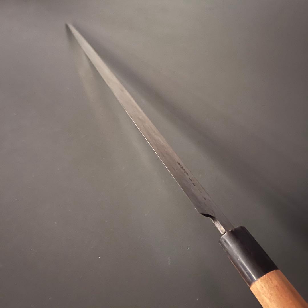 柳刃包丁 刺身包丁 300mm 正夫 青銅 月界作