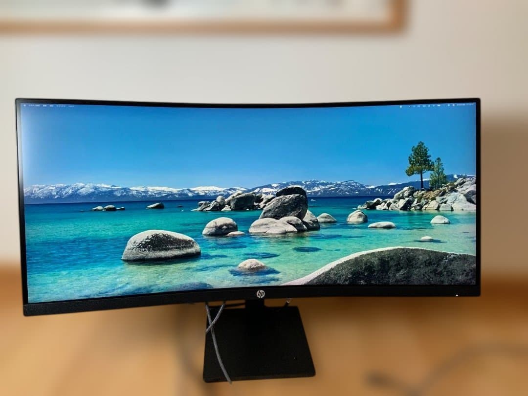 HP M34d UWQHD curved ウルトラワイドモニター　カーブド