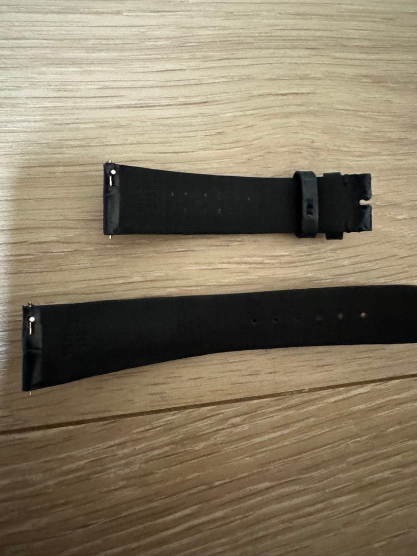 カミーユフォルネ 腕時計用 革ベルト ネイビー18/16