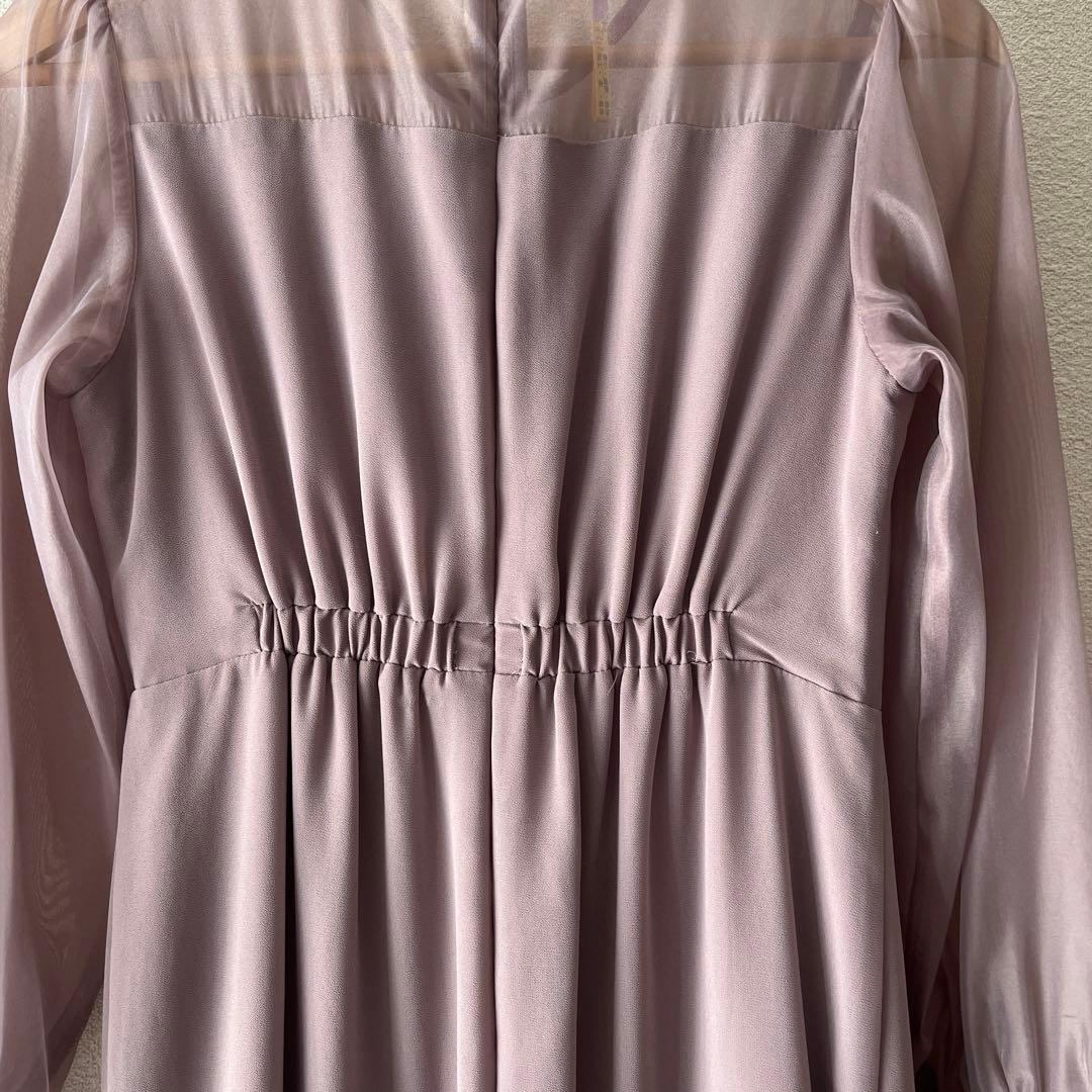 nianaシフォンドレス S モカ