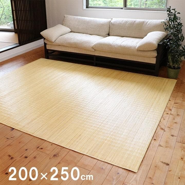 籐むしろ ３９穴 夏の敷物の王様 200x250cm ラタンカーペット 天然素材