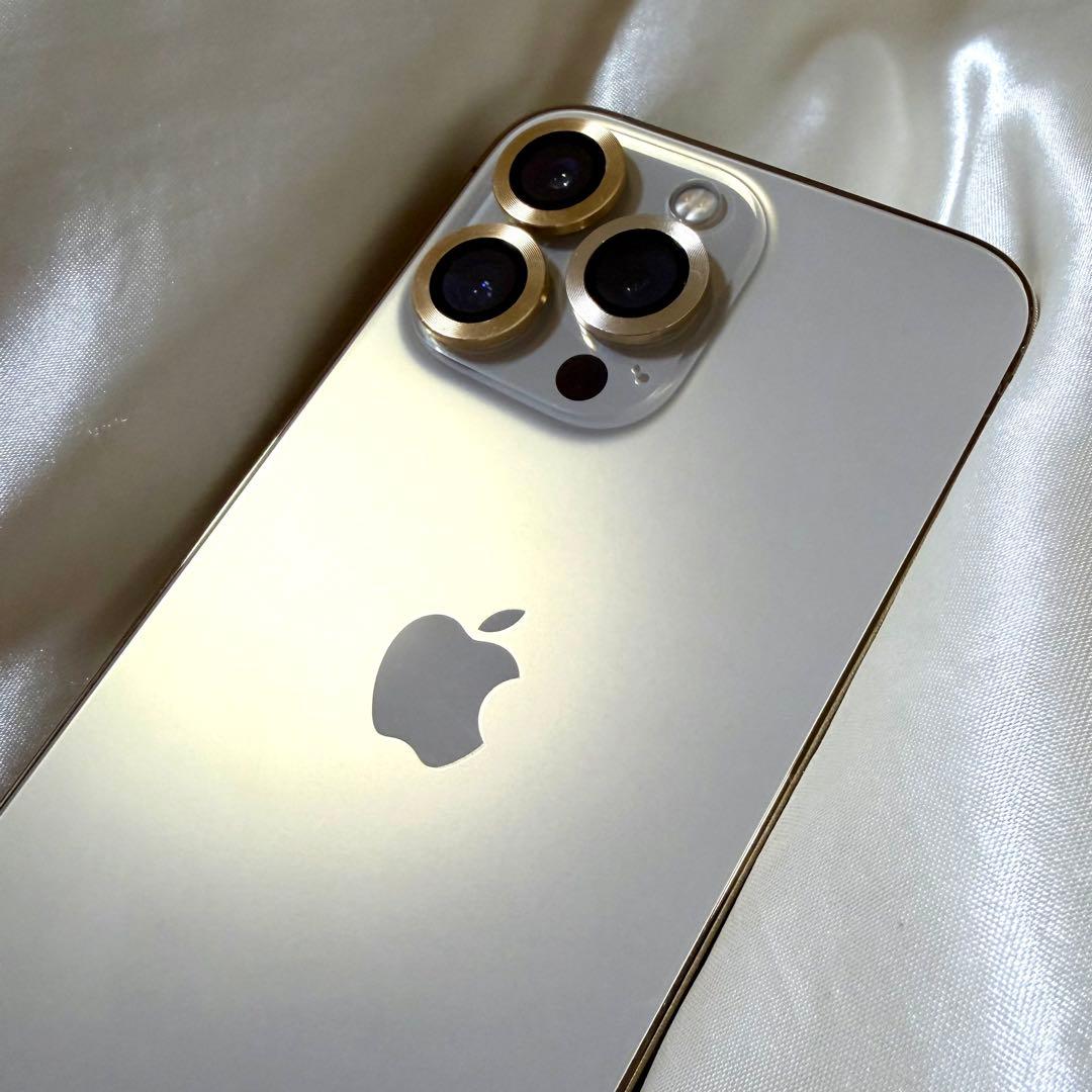 iPhone 13 Pro ゴールド（保護フィルム・iPhoneケース付）