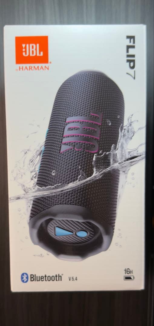 JBL FLIP 7 ポータブルスピーカー　ファンキーブラック