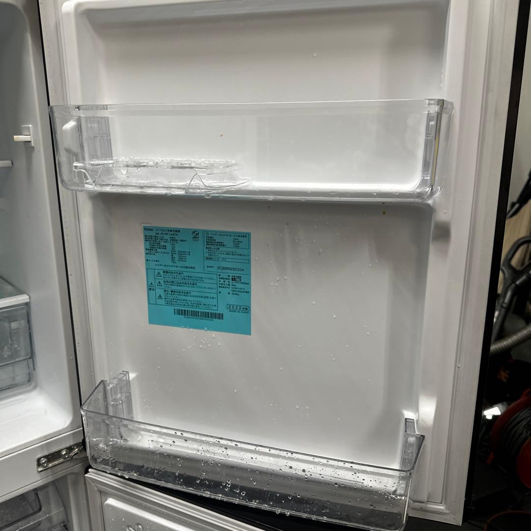Haier JR-NF148CK ブラック冷蔵庫 2022年製
