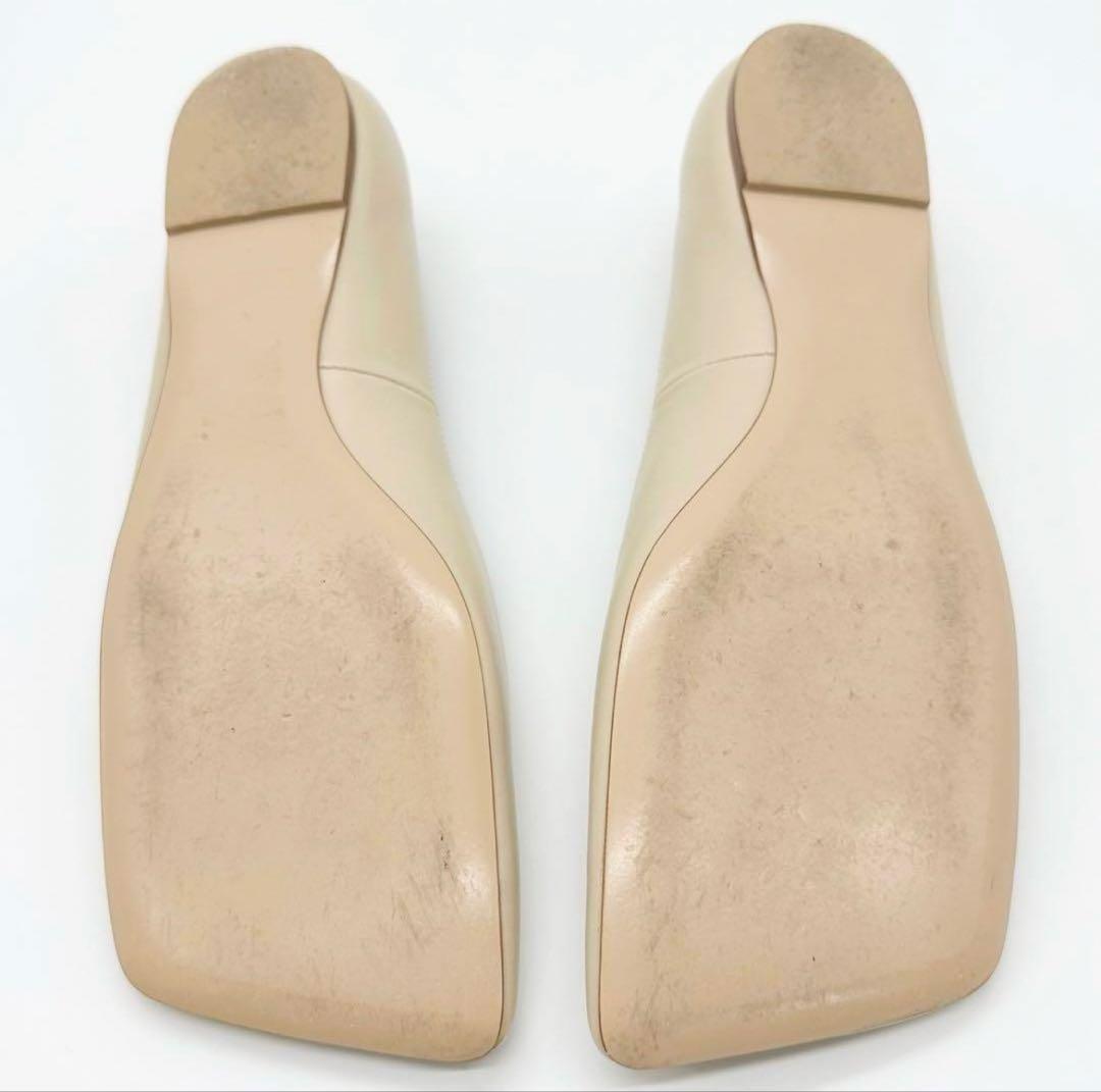 【極美品】PIPPICHIC LINDA スクエアトゥ パンプス 23cm