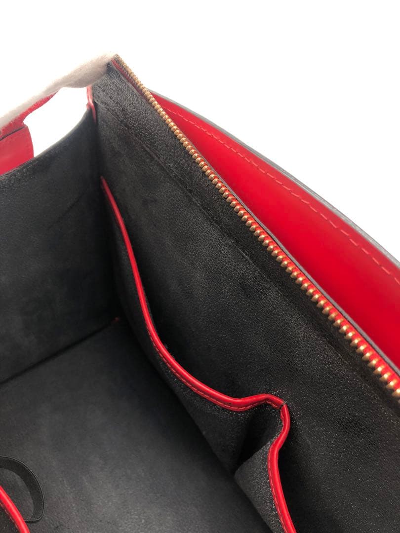 ルイヴィトンエピリヴィエラレザー レッド ビジネスバッグハンドバッグ