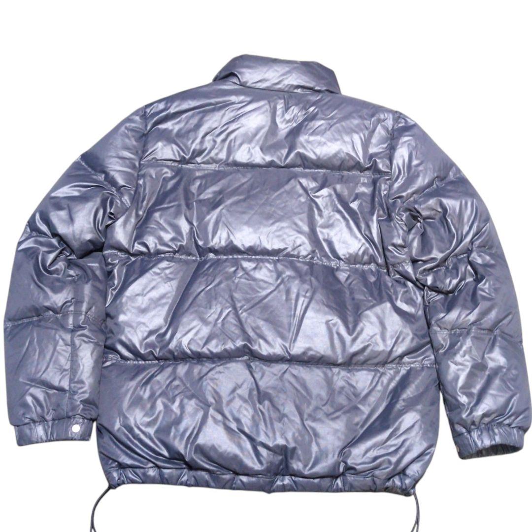 バーバリーブルーレーベル　ダウンジャケット　ホースロゴ　L　肉厚 ノバチェック