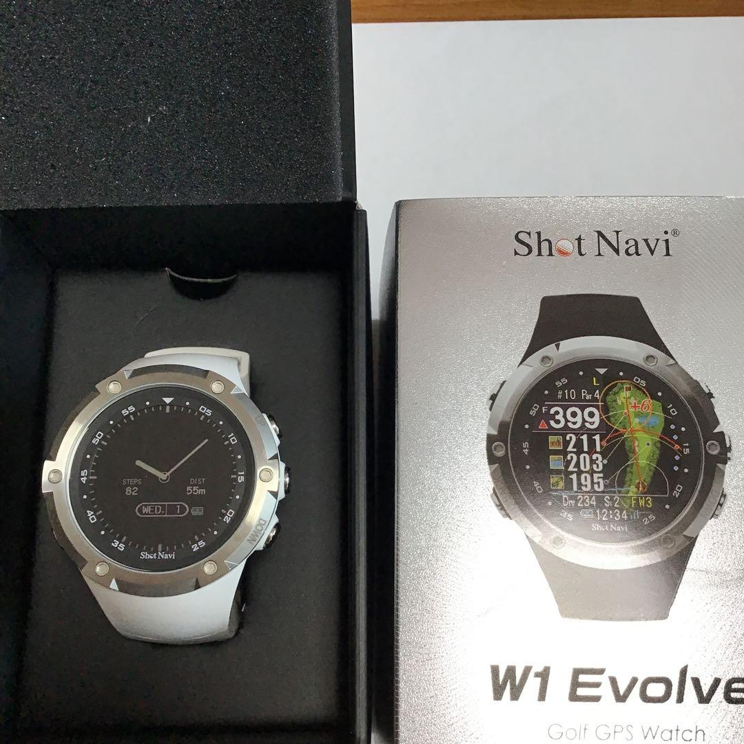 ★美品★Shot Navi W1 Evolver ゴルフGPSウォッチ距離計測器