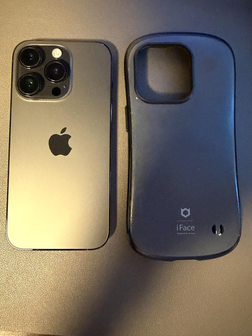 【美品】iPhone14 Pro 256GB ディープパープル（iFace付き）