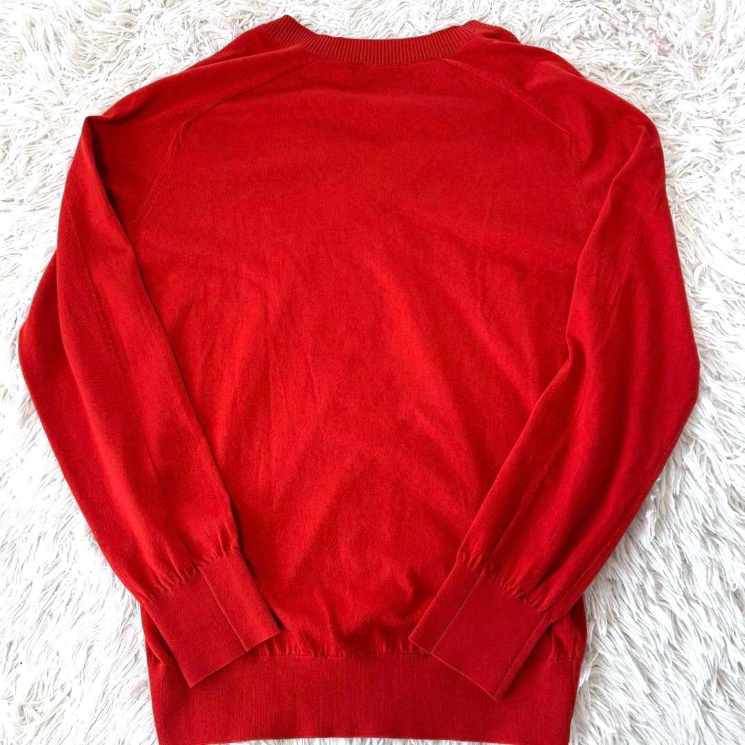 【美品】CABaN Vネックニット　コットンシルクカシミア　男女兼用　Lサイズ