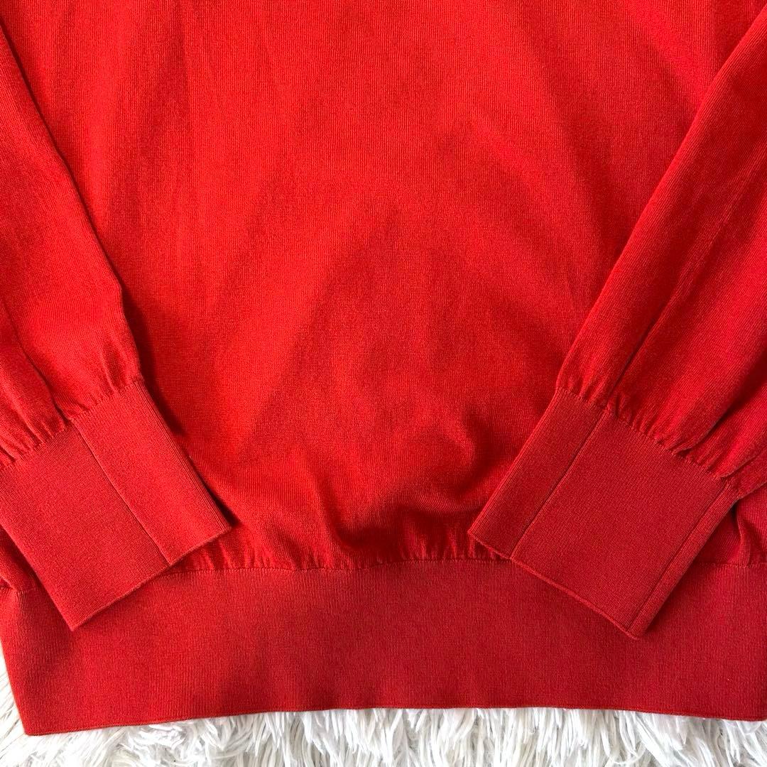 【美品】CABaN Vネックニット　コットンシルクカシミア　男女兼用　Lサイズ