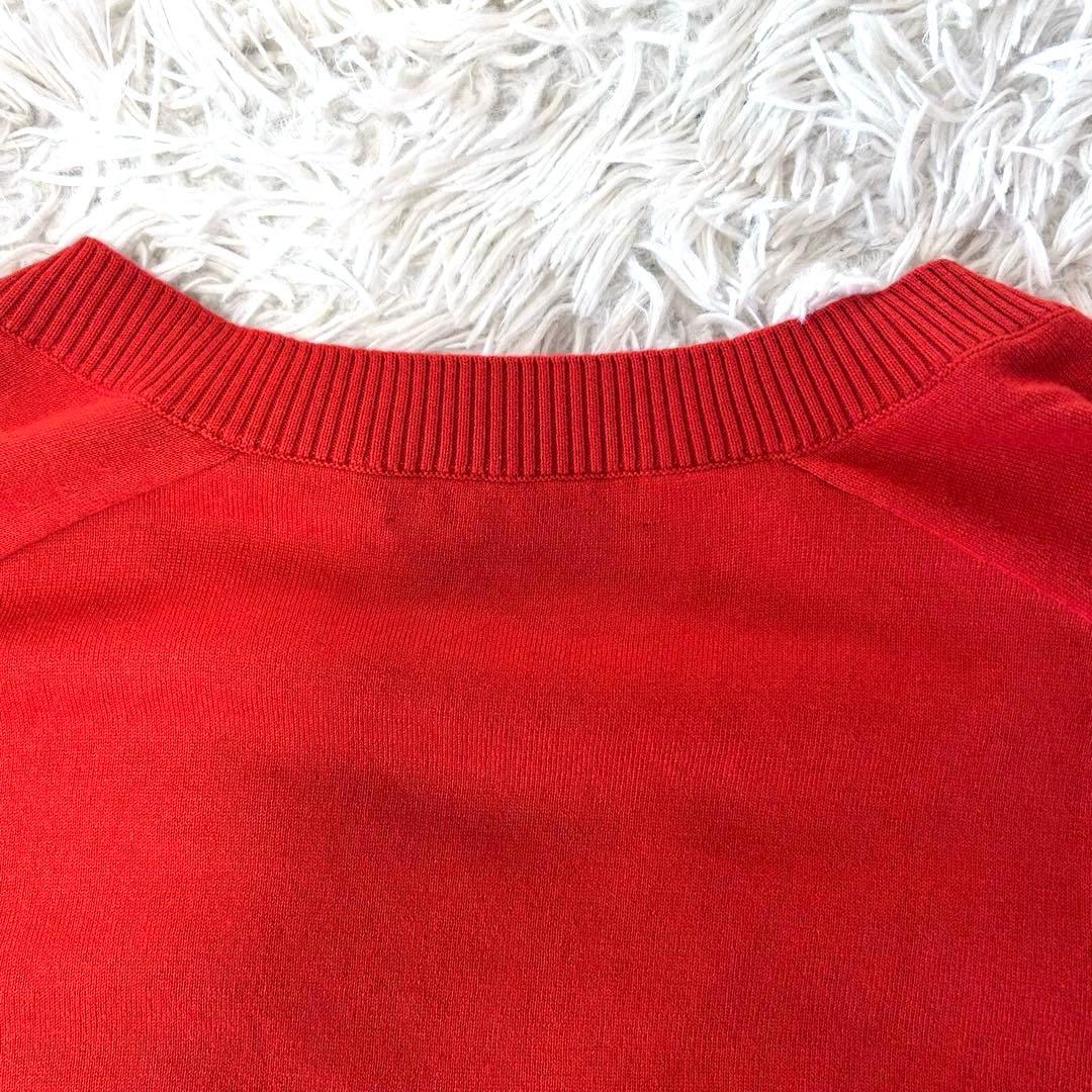 【美品】CABaN Vネックニット　コットンシルクカシミア　男女兼用　Lサイズ