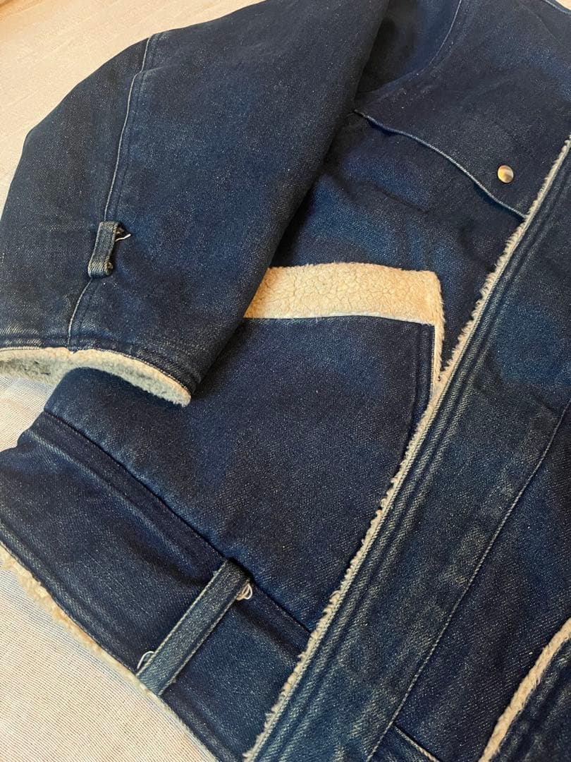 HAI sporting gear イッセイミヤケ ボアデニムジャケット　M