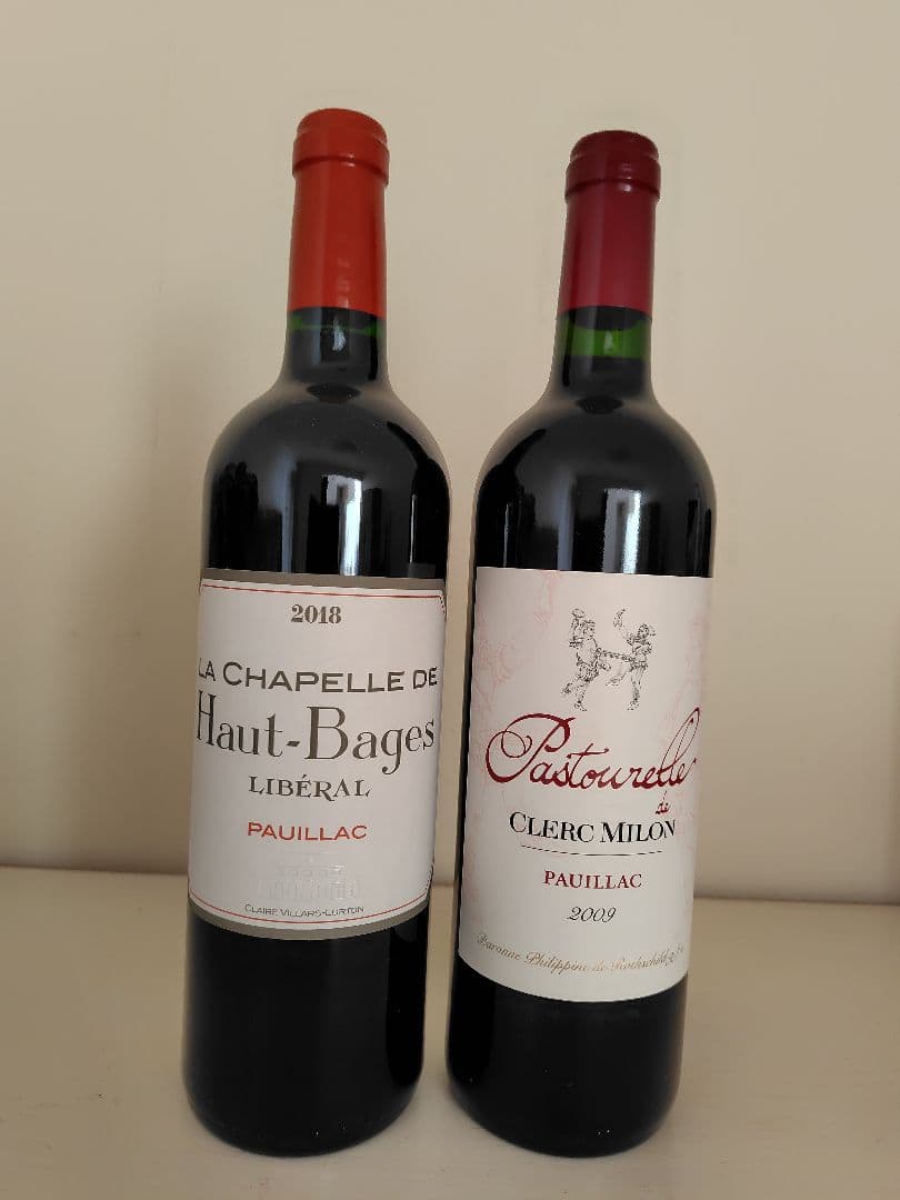 ポイヤック赤ワイン2本セット 2018・2009