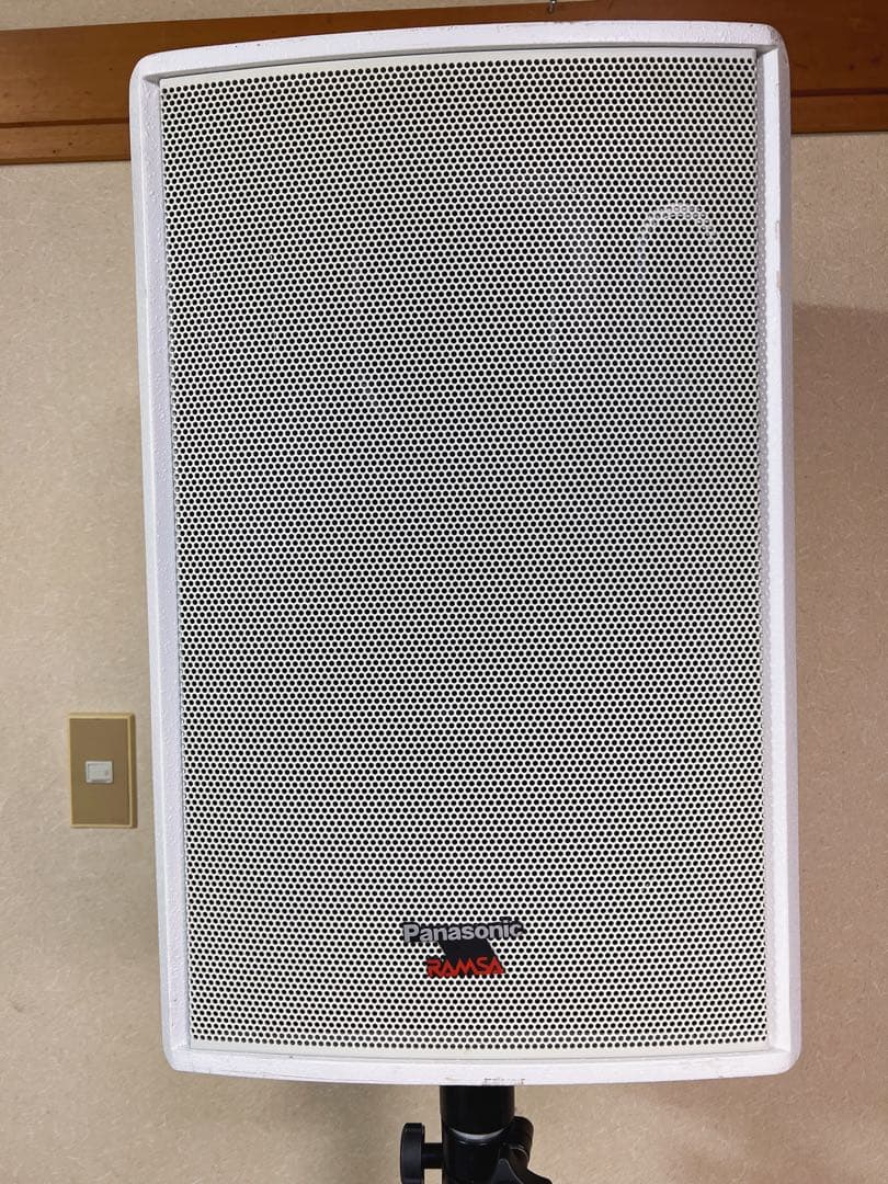 パナソニック RAMSA コンパクトスピーカー WS-M200-W スタンド付き