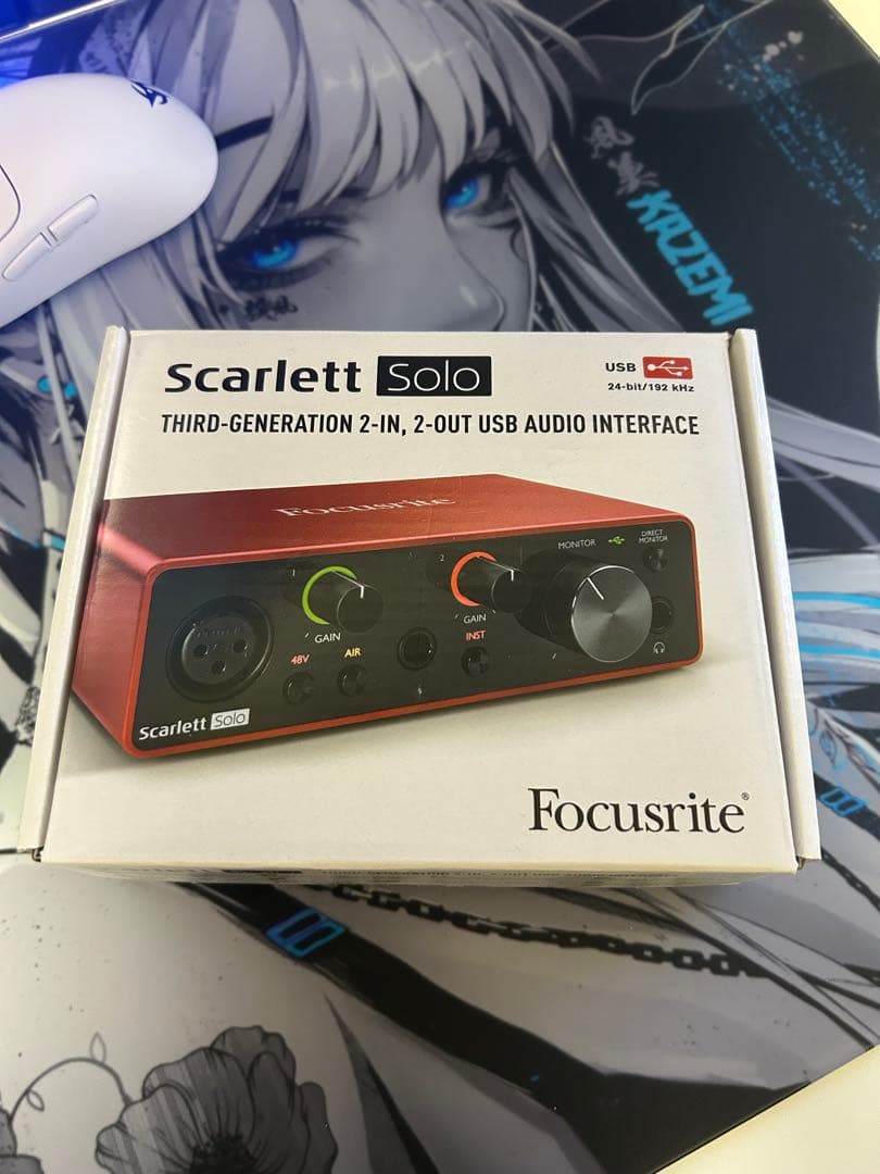 Focusrite Scarlett Solo USBオーディオインターフェイス