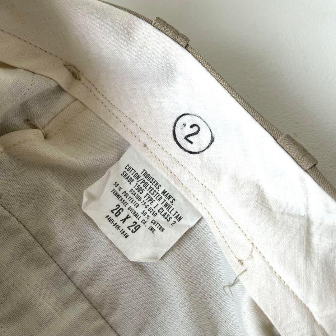 【レディース・デッドストック】60s US Armyチノ パンツ 米軍実物26