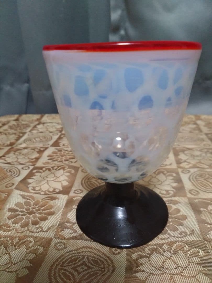 ★和ガラス氷コップ/大正昭和レトロモダン美品★