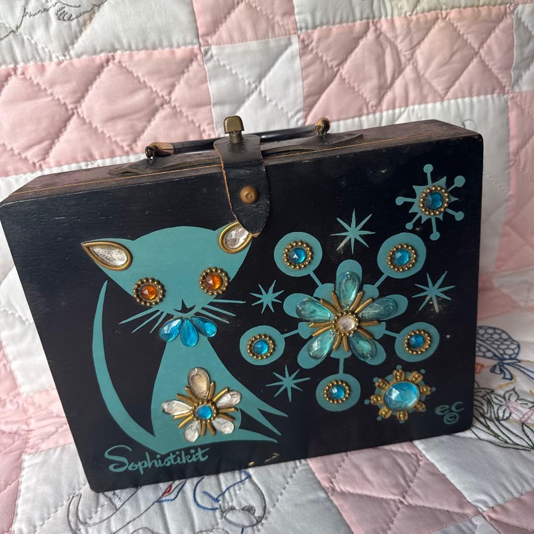 エニッドコリンズ猫アンティークビンテージ木箱