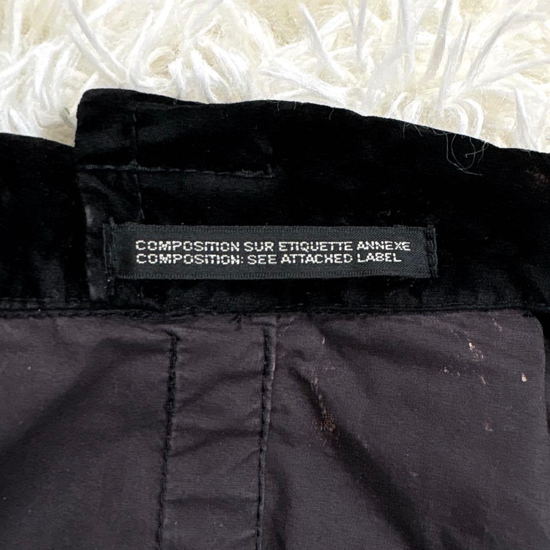 ✨希少・ベロア✨ヨウジヤマモト　テーラードジャケット　ブリーチ加工　ユニセックス