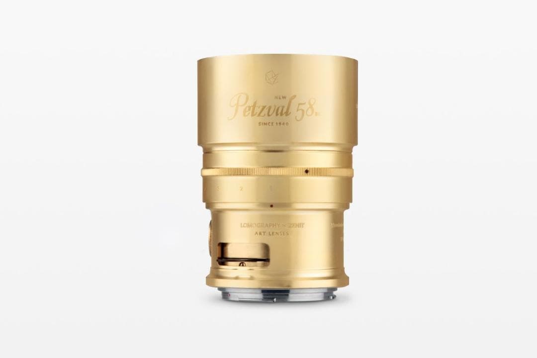 New Petzval 58 ボケコントロール 真鍮ゴールド EFマウント