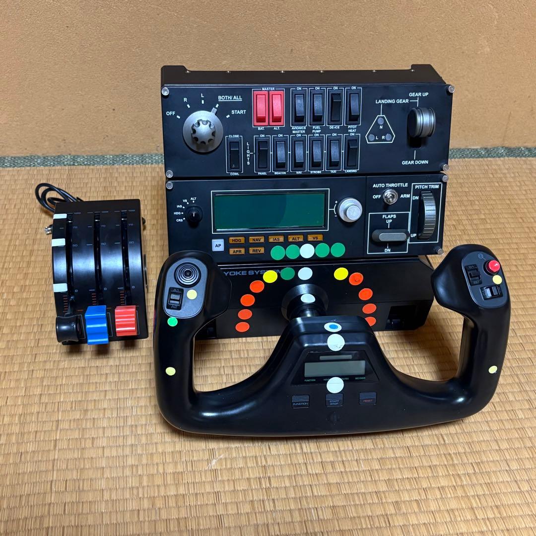 Logicool FLIGHT YOKE SYSTEM セット