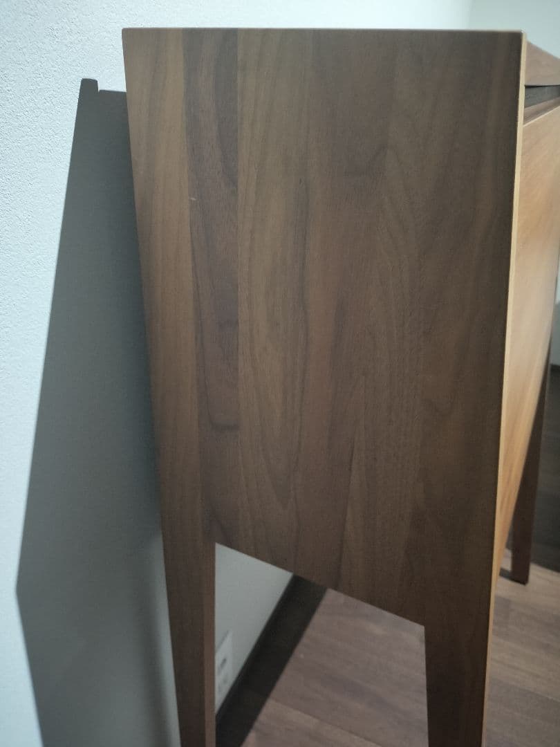 カリモク　木目　収納付きドレッサー・鏡台　ウォルナット