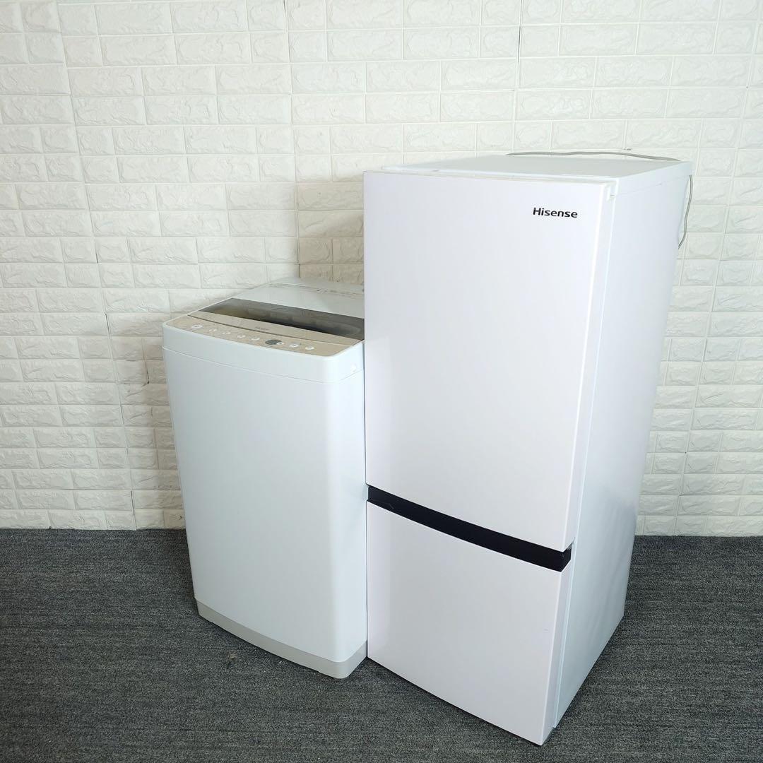 生活家電 2点セット 冷蔵庫 154L 洗濯機 6kg 1人暮しD114