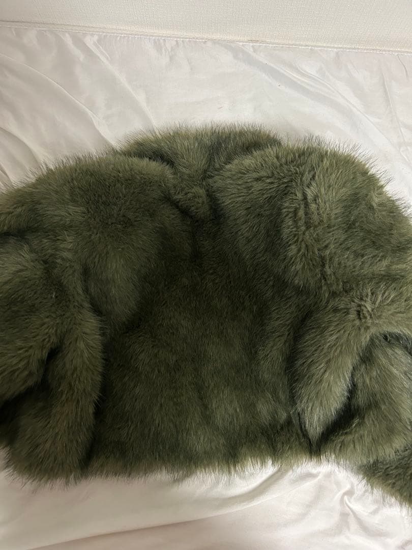 LAGUA GEM ファーコート カーキ S