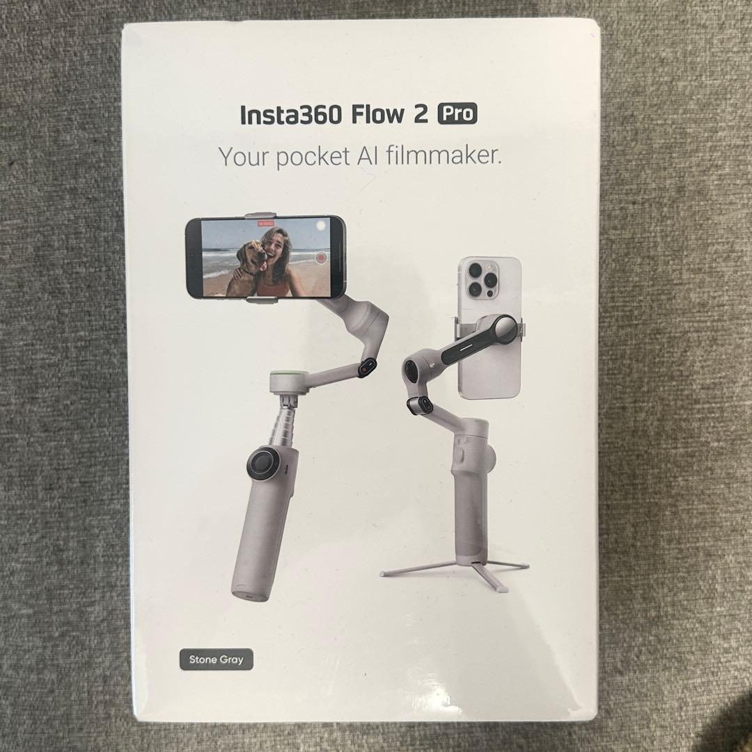 【新品】Insta360 flow 2 pro 通常版 グレイ