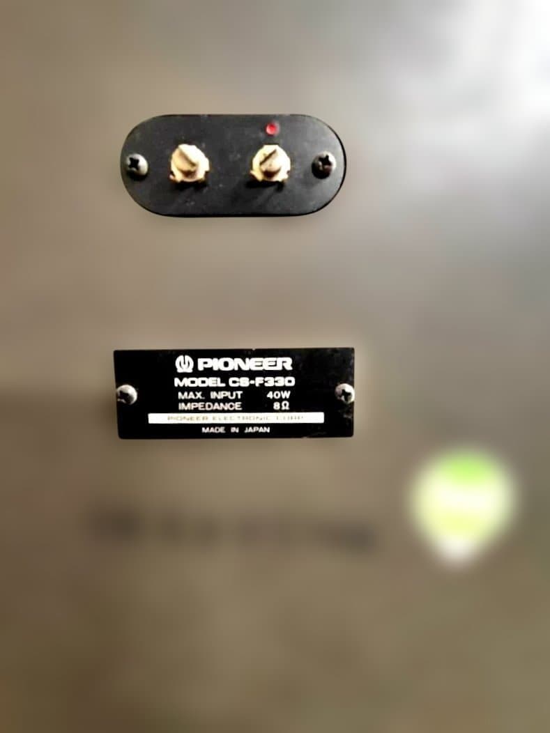 希少　Pioneer CS-F330 　スピーカー　①
